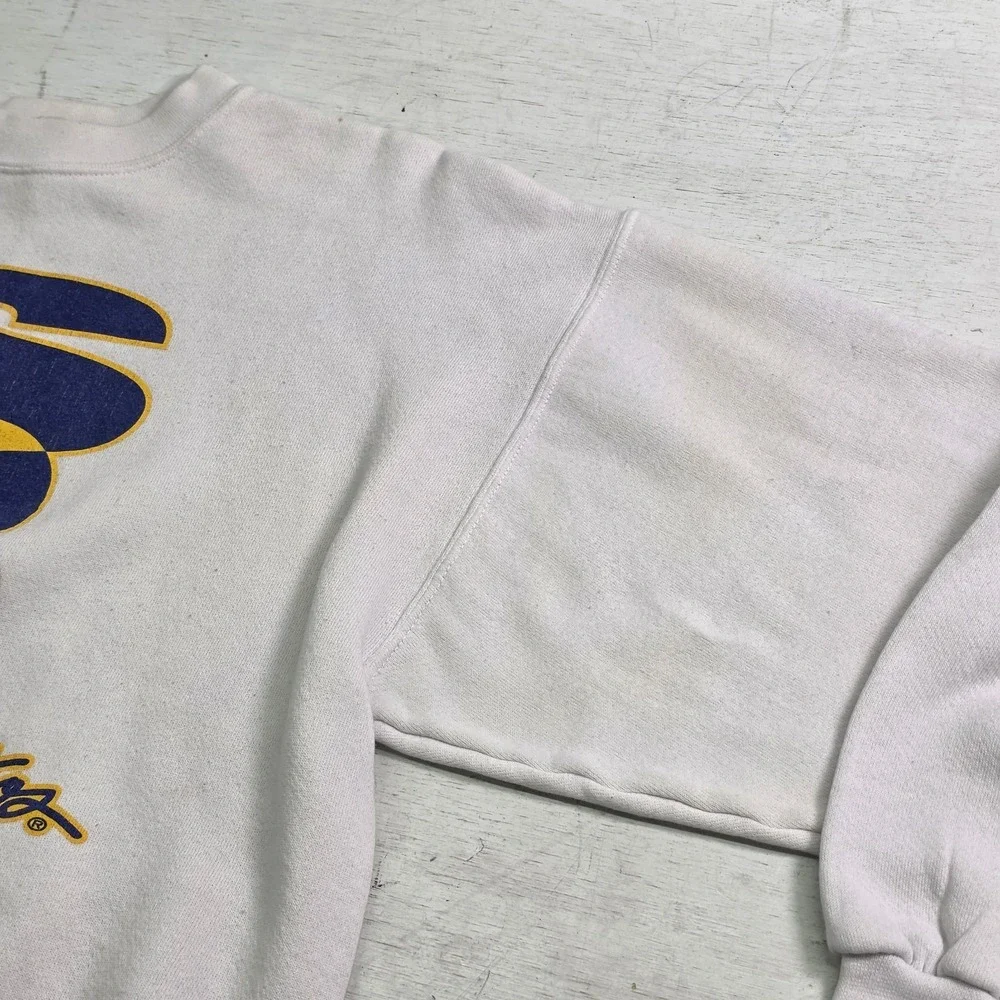 Vintage‎ 90s Rare Design White Universal Studios Sweatshirt Pullover Adult Sz L - Picture 8 of 13